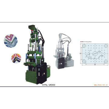 Máquina de moldagem por injeção vertical de PVC